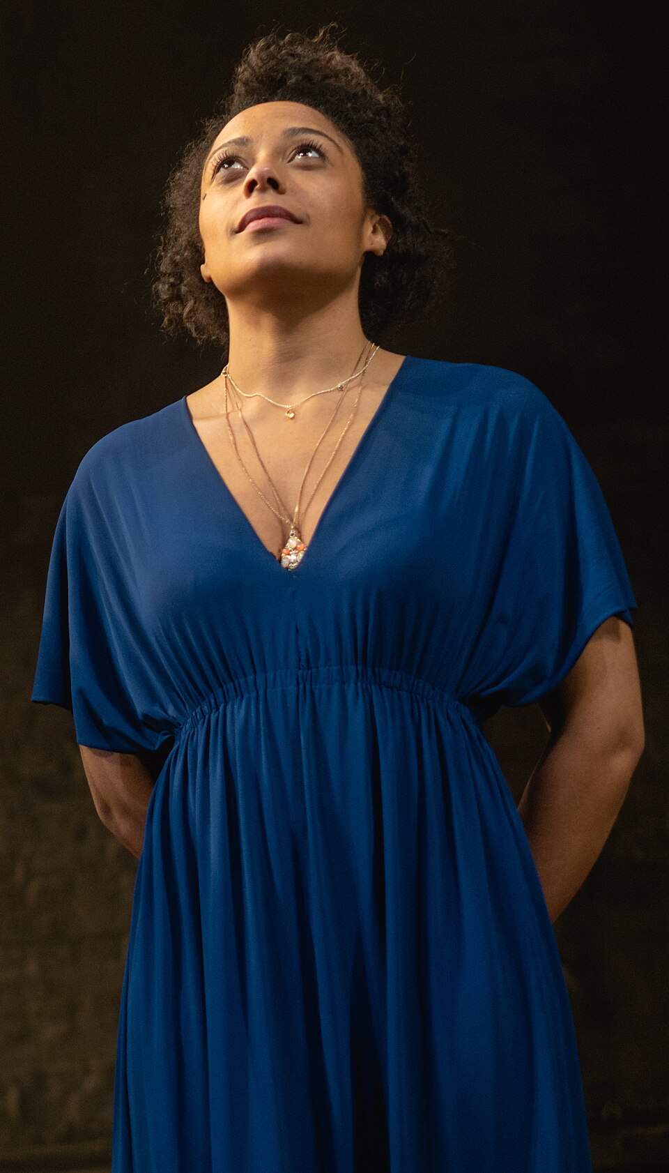 Portrait of Rosalind Eleazar, who plays Louisa Guy
